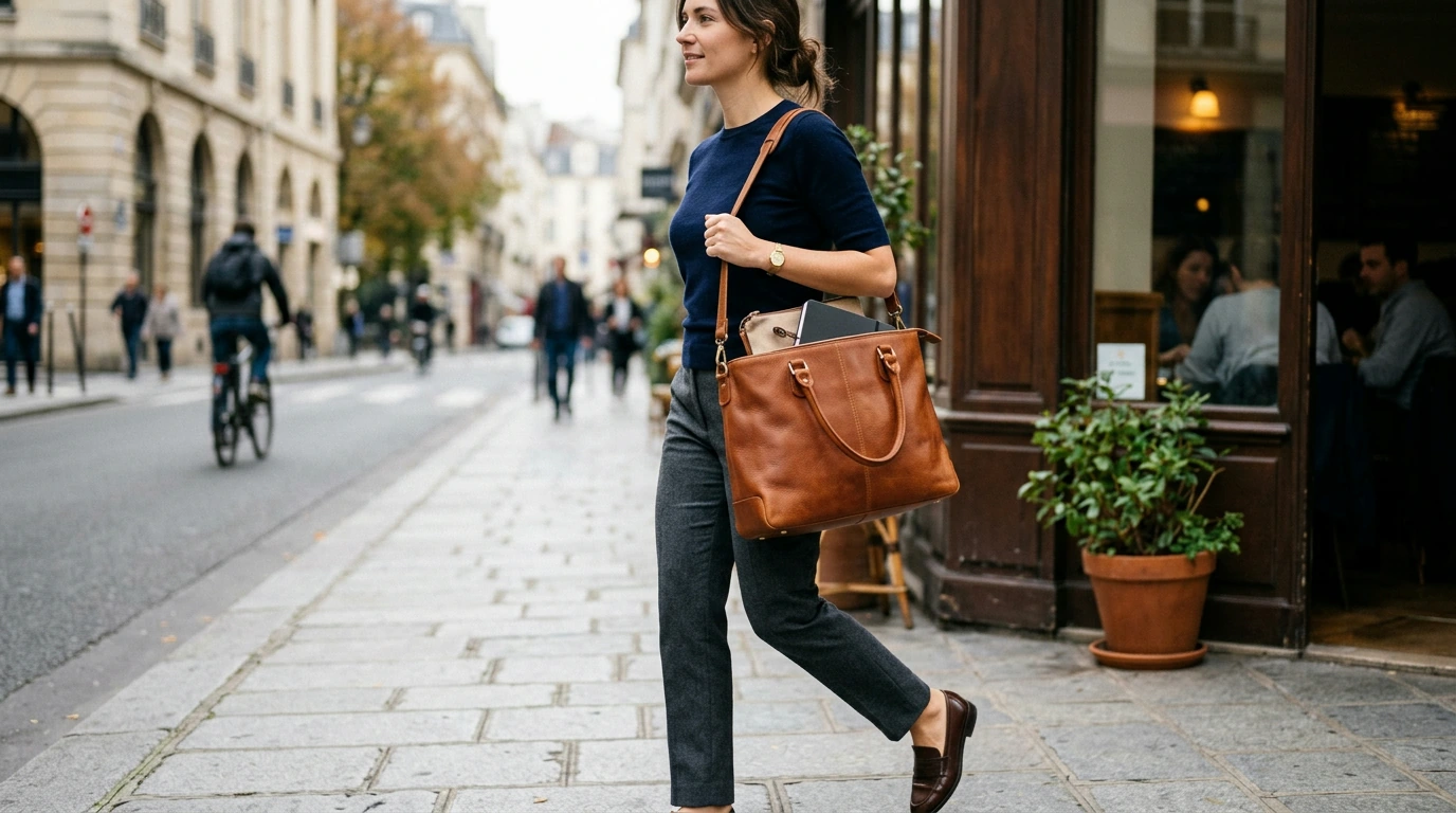 Genuine Leather Shoulder-to-Tote Bag: Style, Care, Pack